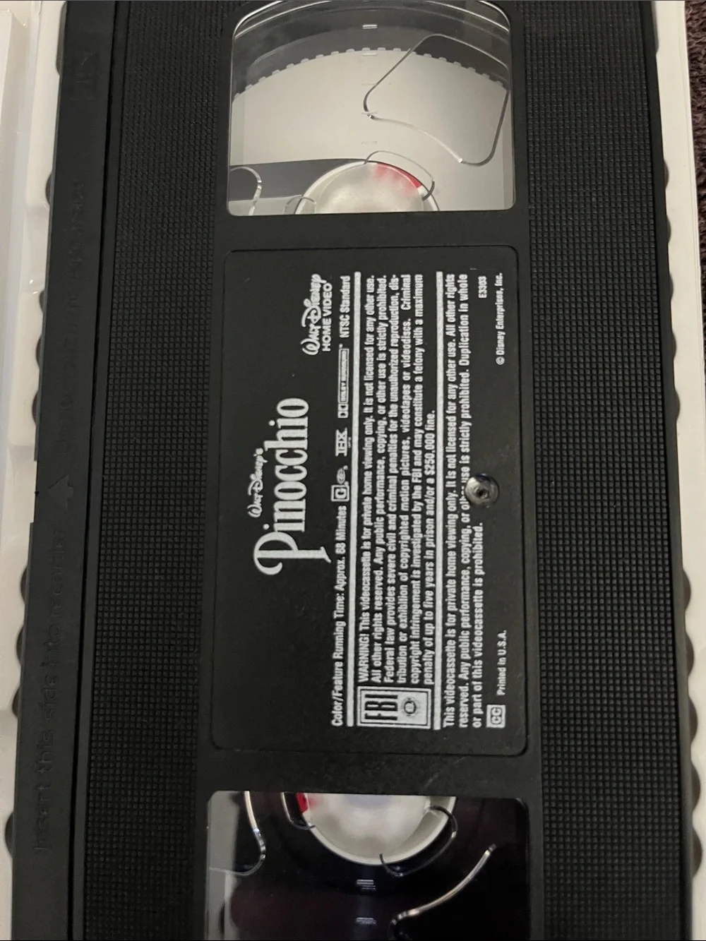 Vintage 2000s Walt Disney Pinocchio VHS - Classic Gold Collection